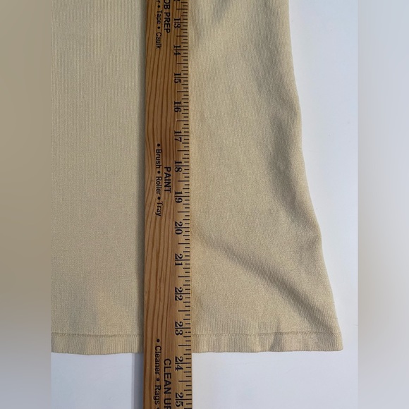 Linea by Louis Dell’ Olio Beige Whisper Knit tank top silk bland women Medium - Picture 5 of 7